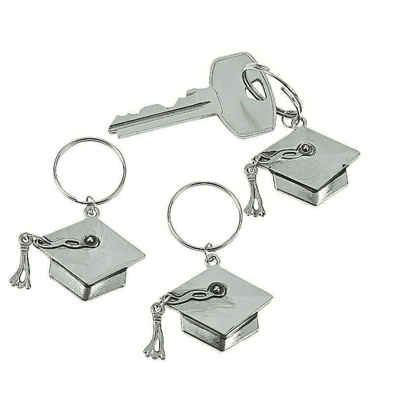 Graduation Cap KeyChains 12/pk