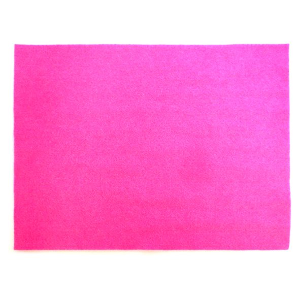 Hard Felt Sheet Pink 9" x 12"