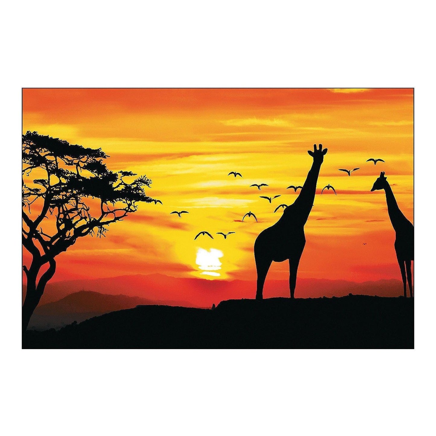 African Safari Backdrop, 9 ft. x 6 ft. 1Pc.