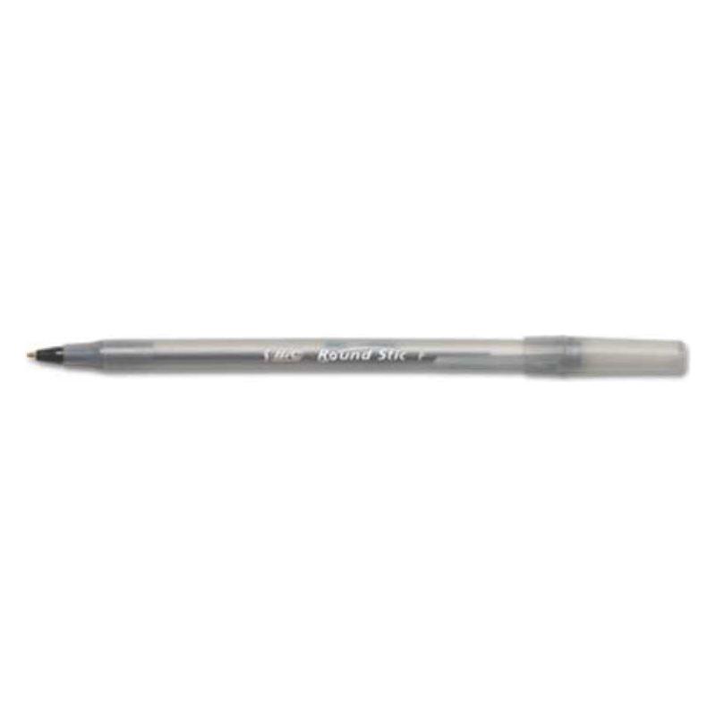 Round Stic Fine Ballpoint pen 12/pk (Black)