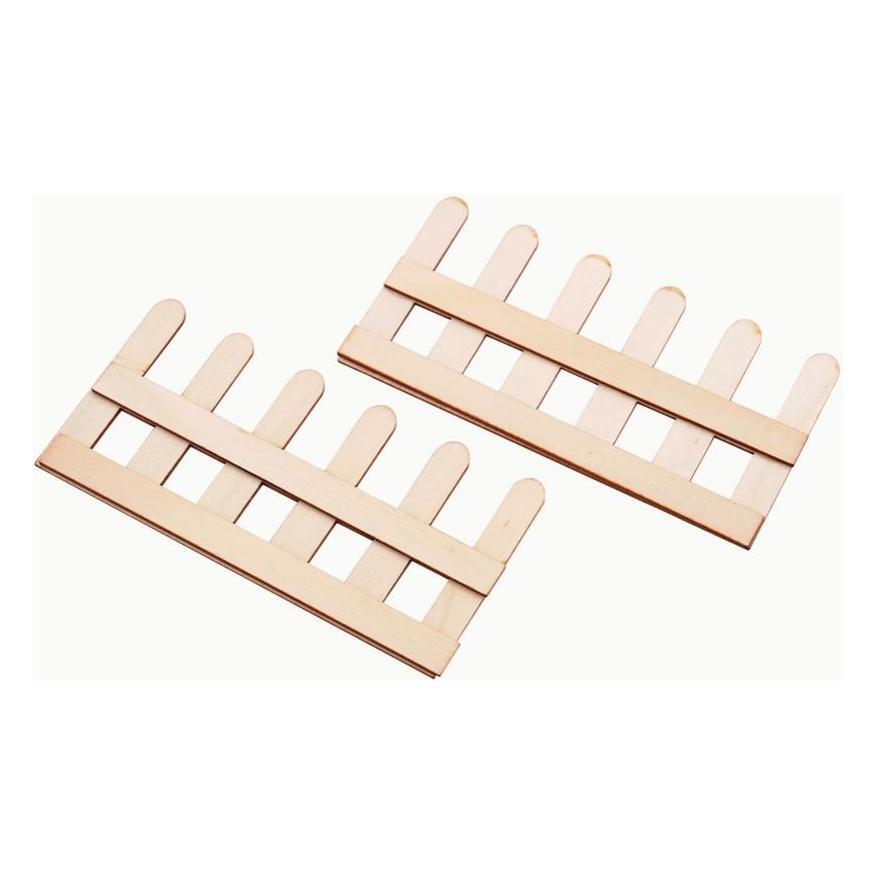 Wooden Picket Fence 2" x 5" 2/pk (Closeout)