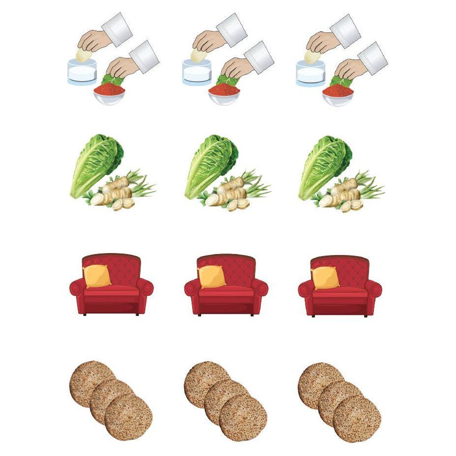 Four Questions Stickers Round 32mm Color Print 10/pk