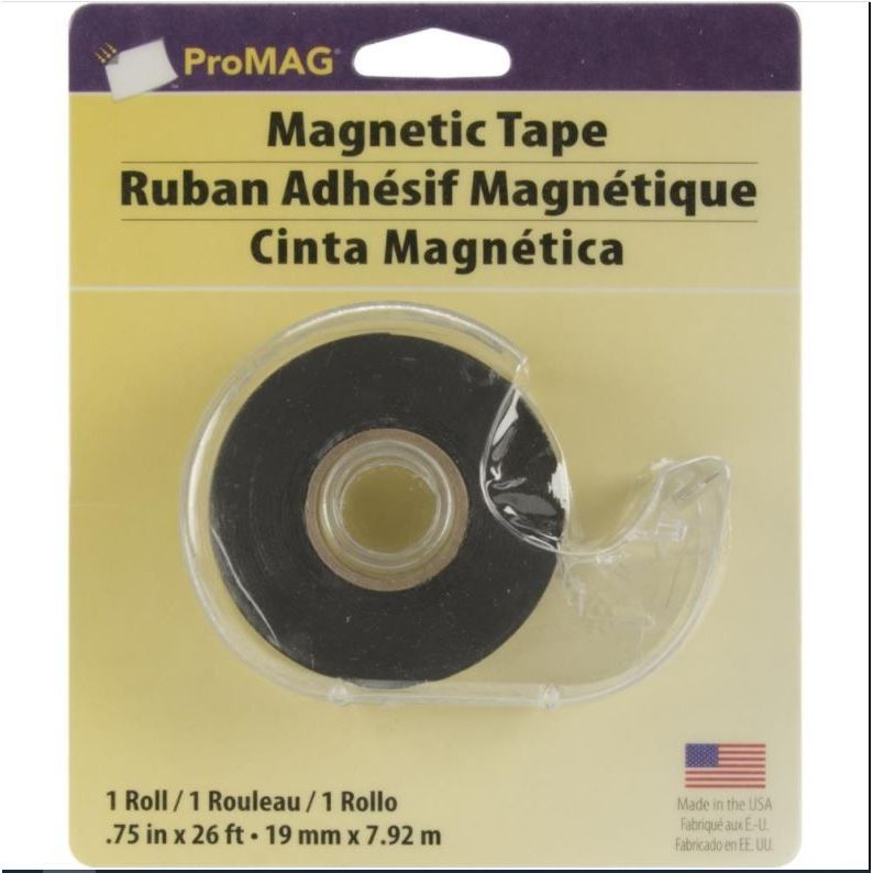 Magnetic Tape 3/4" x 26ft w/ Dispenser