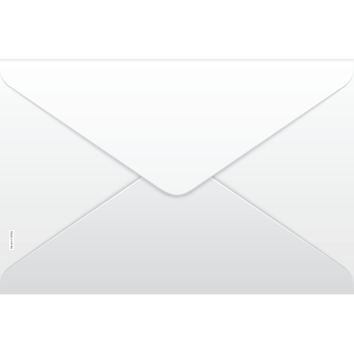 Envelope Accent Closed Side 4" x 6" 30/pk