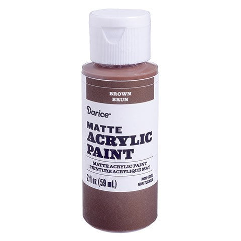 Darice Matte Acrylic paint Brown 2 oz.