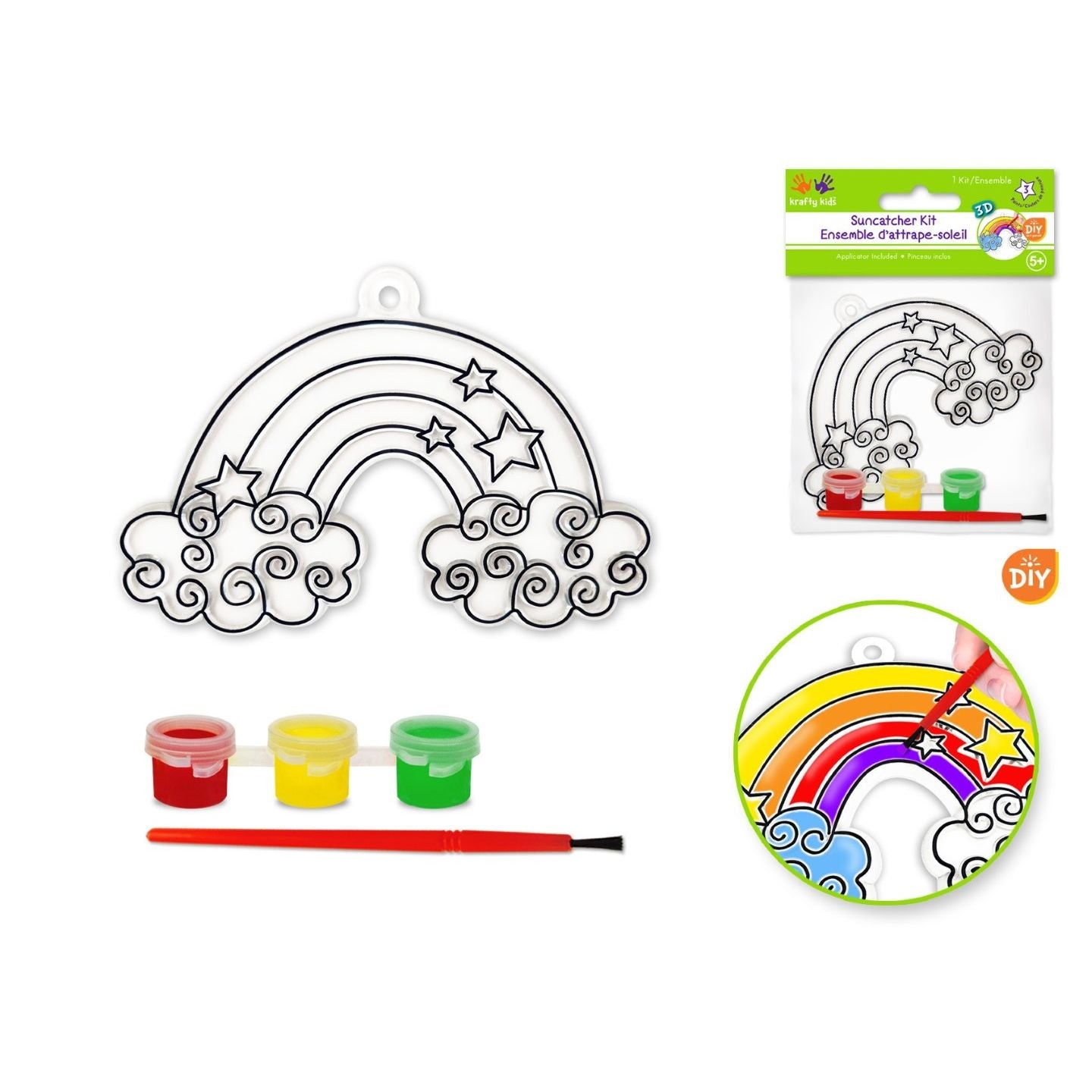 3D DIY rainbow painting kit