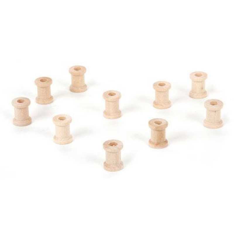 Wood Spools (1" x 3/4", 100 Pack)