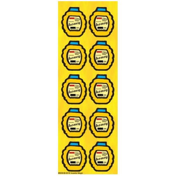 Honey Stickers (25 Sheets)
