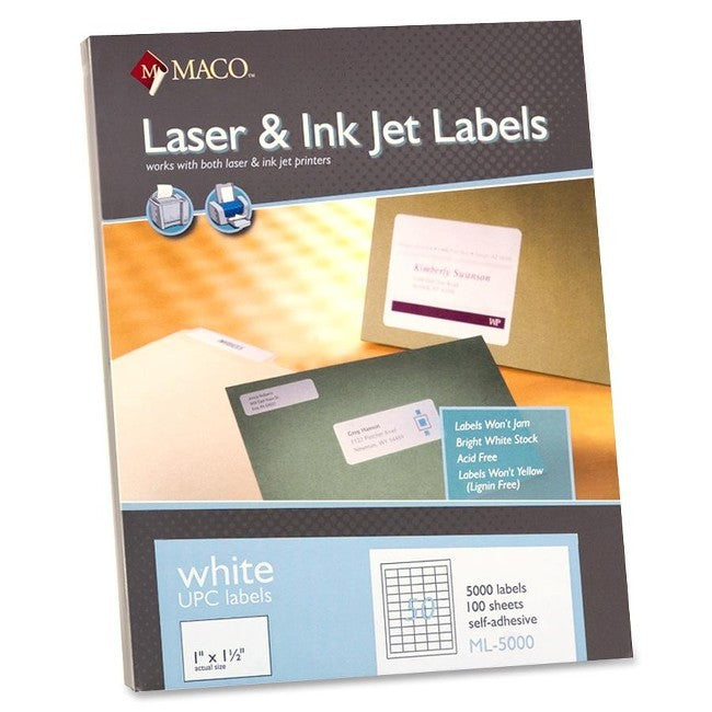 Laser/Ink Jet White UPC Labels