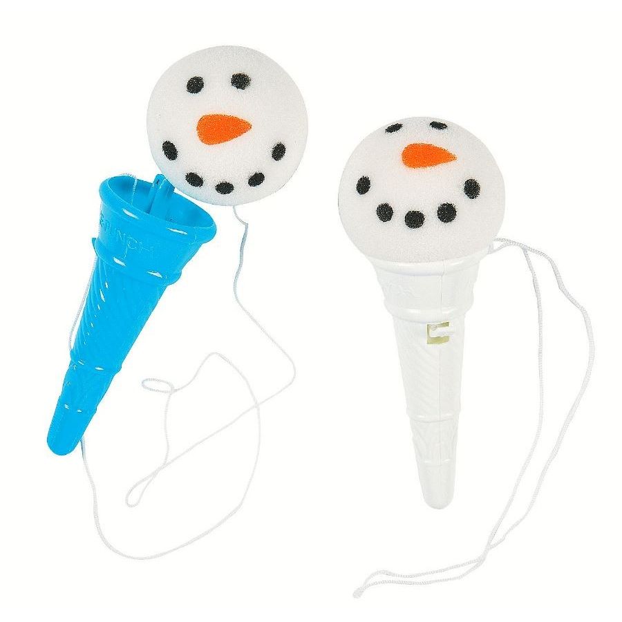 Snowman Cone Shooter 12/pk