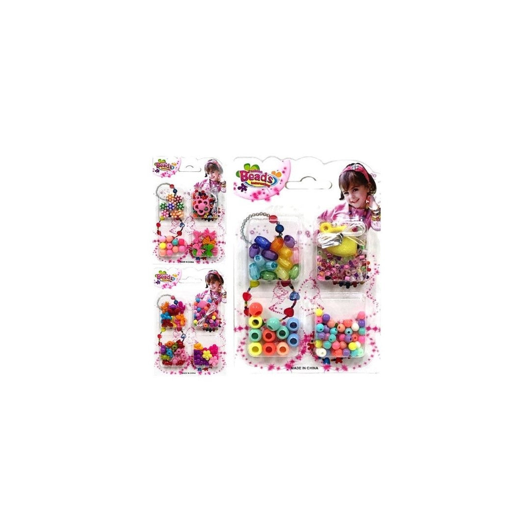 Assorted beads (shapes and colors) (Closeout)