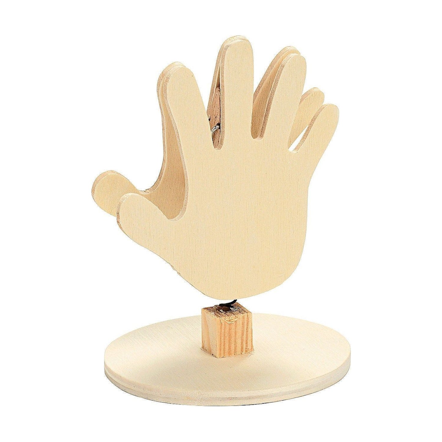 DIY Unfinished Wood Hand Note Holders 5-1/4 12/pk