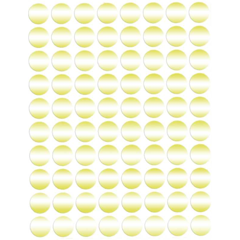 Color Coding Dot Sticker (Assorted Colors, 3/4", 25)