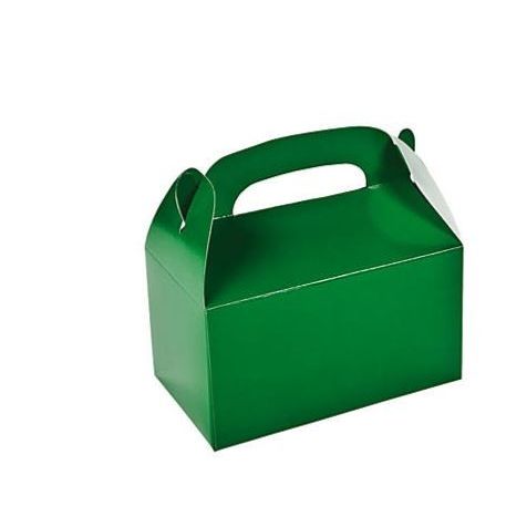 Green Treat Box 6.25" 12/pk (discontinued)