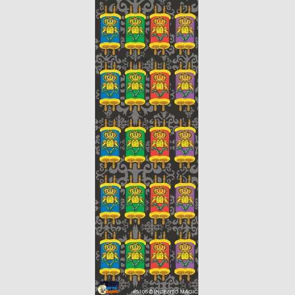 Stickers Torah Colored 6 Sheets Medium
