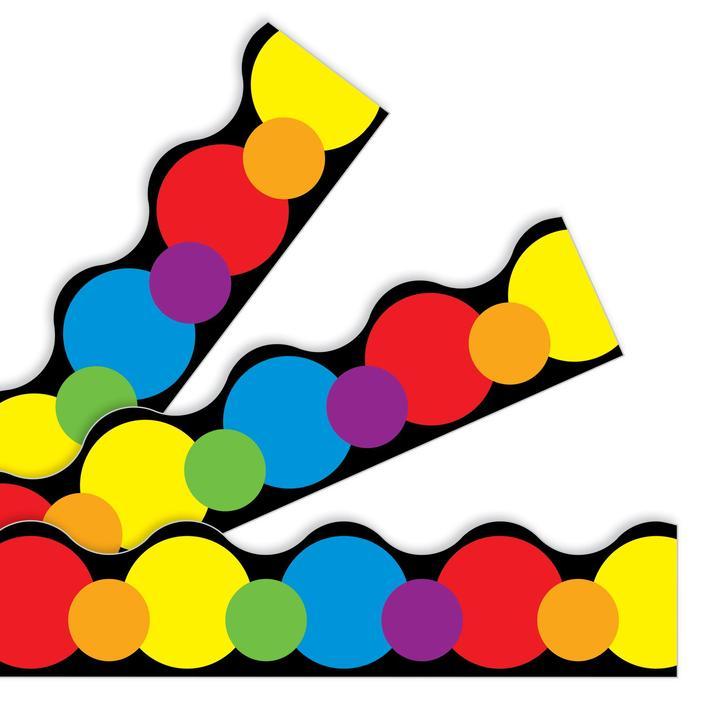Color Basics Terrific Trimmers Borders 2 1/4in x 39ft 12/pk