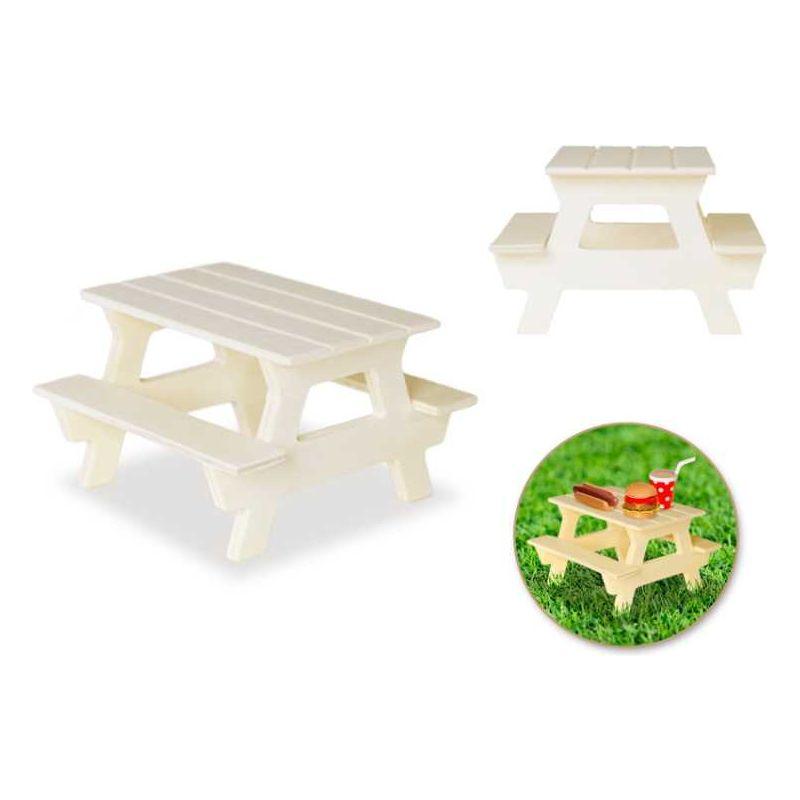 DIY Mini Picnic Table 4x2.5"