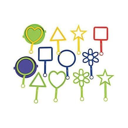 Have A Blast! Plastic Bubble Wand Set 8" 14/pcs