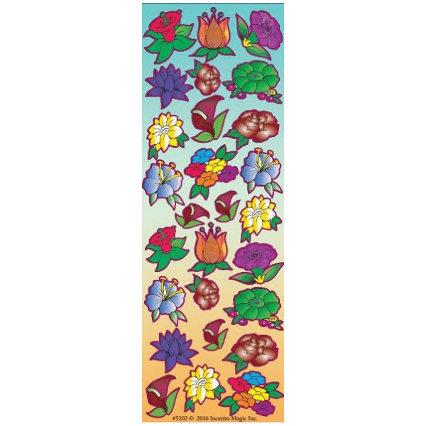 Flower Diecut Stickers (25 Sheets)