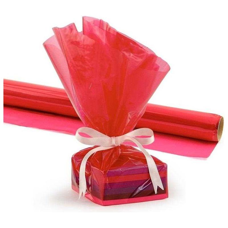 Cellophane Wrap (Orange, 40-Inch X 100 Ft)