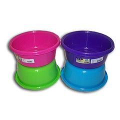 Plastic Rnd Bowl 6.5l- Bright Mix
