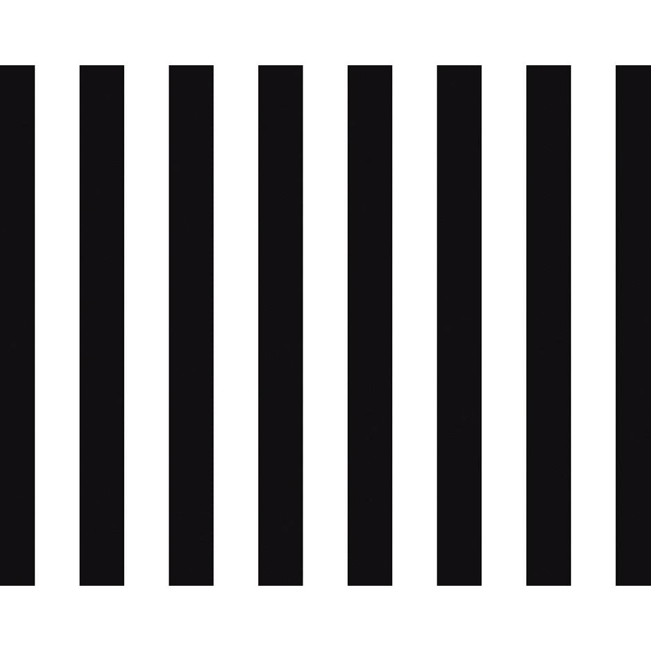 Fadeless Paper, Classic Stripes Black/White 48" x 50' (Discontinued)