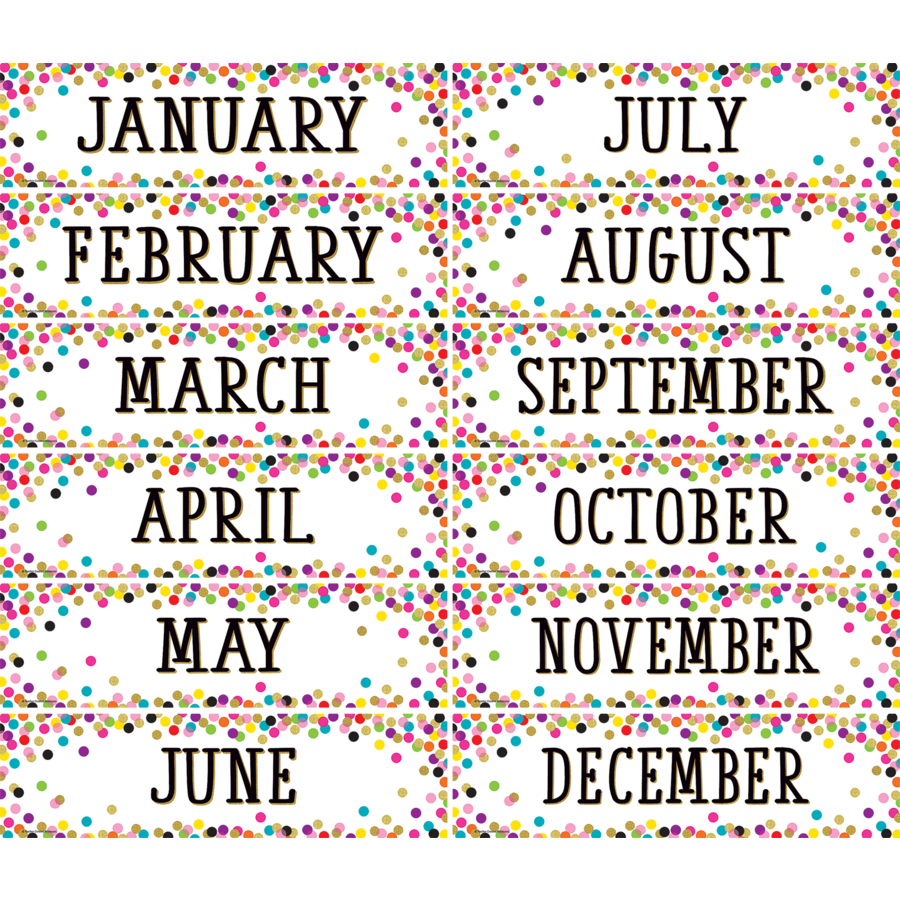 Confetti Monthly Headliners