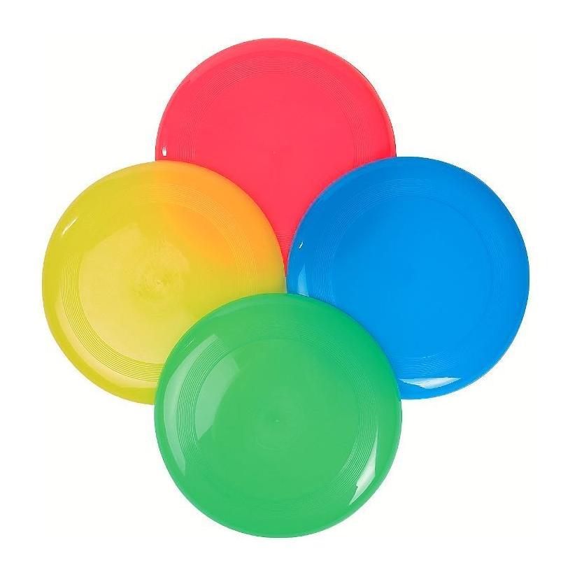Vinyl Bright Flying Discs 9" 12/pk
