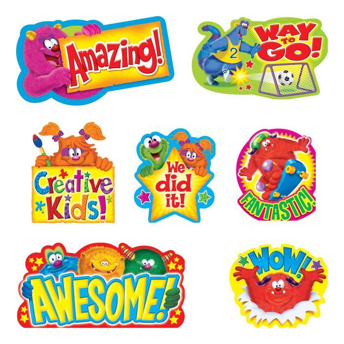 Wow Words Mini Bulletin Board Set 13" 10/pk (Discontinued)