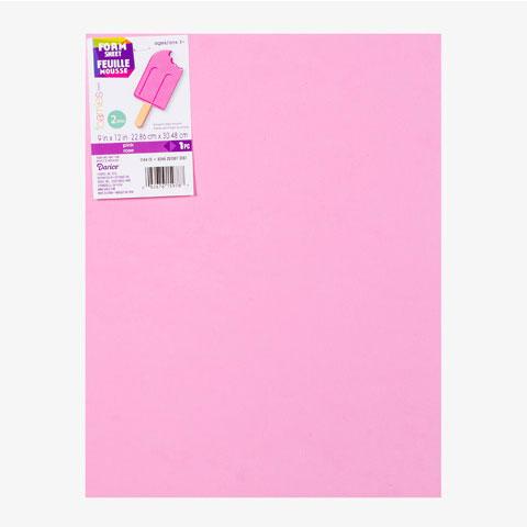 Foam Sheets (Brown, 9" x 12")