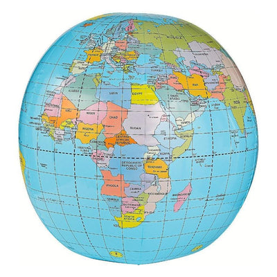 Giant Inflatable Globe 33" 1/pc