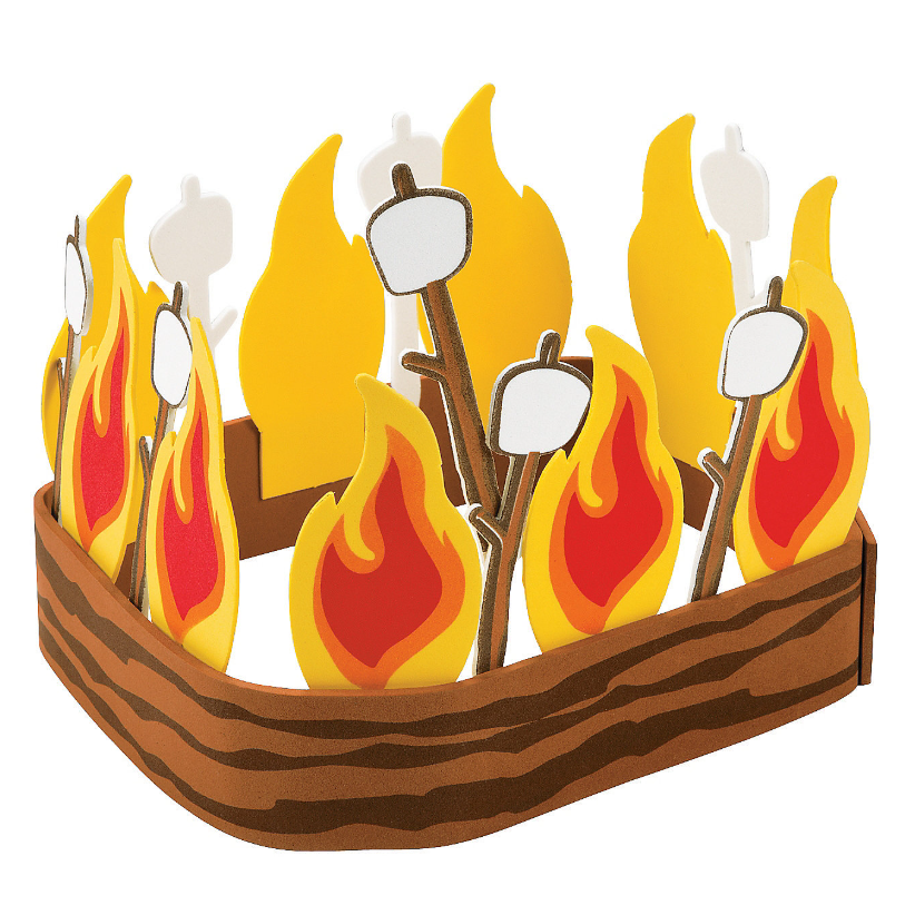 Campfire Crown Craft Kit 12/pk 24" x 4 3/4"
