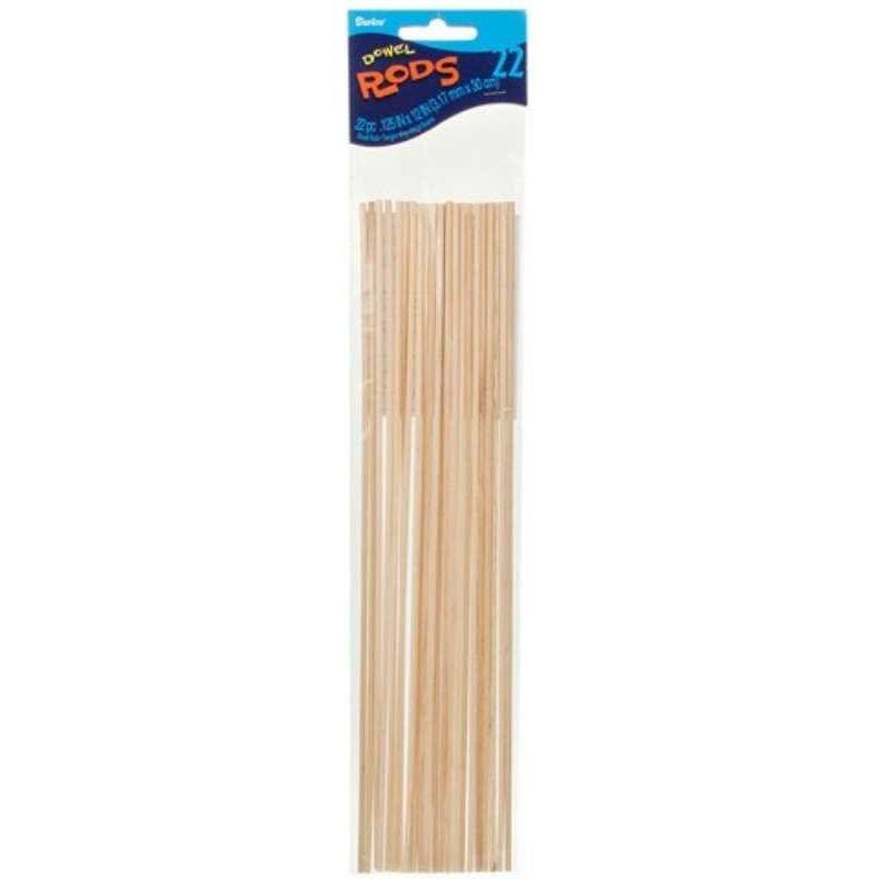 Wood Dowel 1/8 x 12" 22/pk (Closeout)