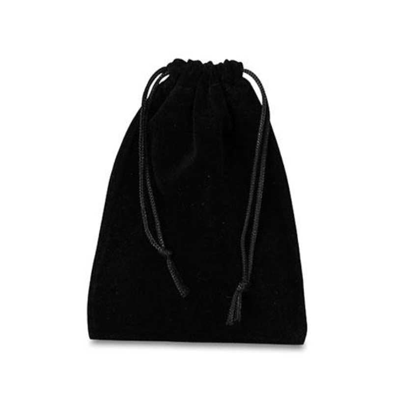 Velour Bag 25/pk (Black, 4" X 5.5")
