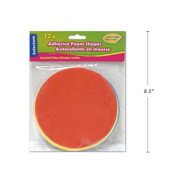 Circle Adhesive Foam Cutouts 12g