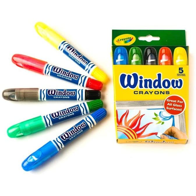 Crayola Window Crayons 5/pk
