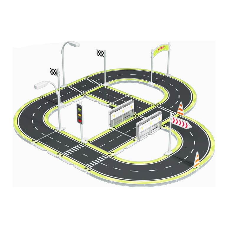 Road Magna Tiles Traffic Kit 28/pcs