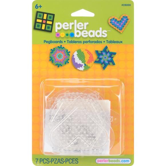 Perler Beads Pegboards 7pcs (closeout)