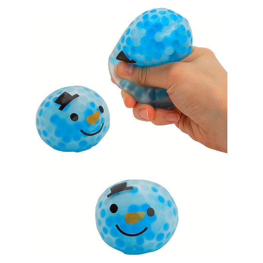 Snowman Gel Squeeze Ball 12/pk