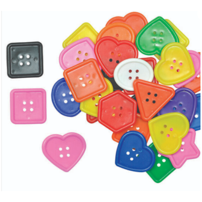 Really Big Buttons 2” x 2” 60/pkg