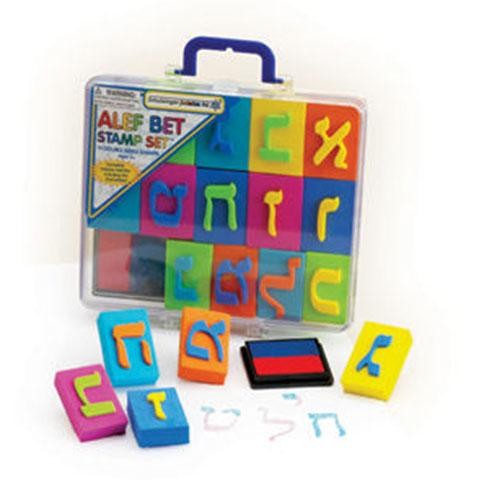 Alef Bais Stamp Set in Carrying Case