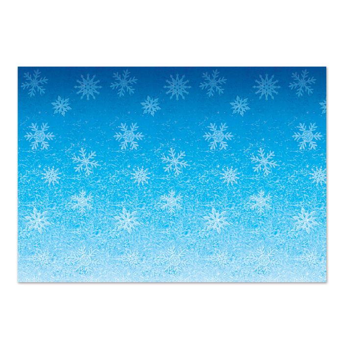 Snowflakes Backdrop 4ft x 30ft 1/pc