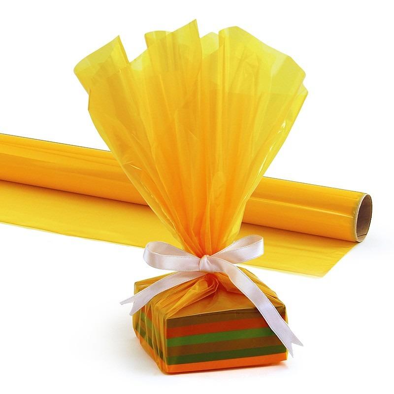 Cellophane Wrap (Orange, 40-Inch X 100 Ft)