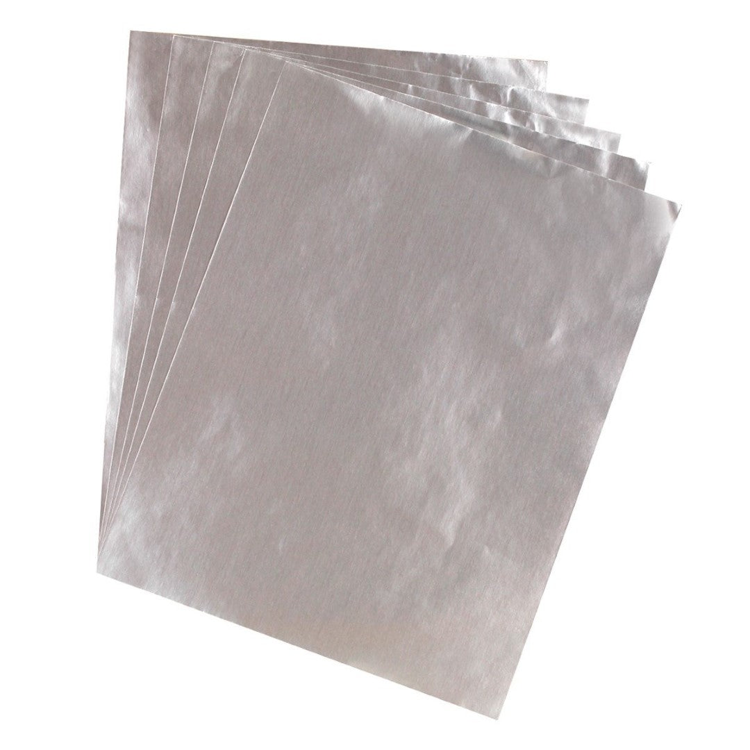 Metallic Foil Paper (8.5 X 11, Shiny Silver, 100)