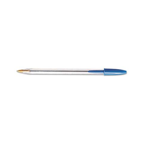 Cristal Ballpoint Stick Pen Blue 12/pk