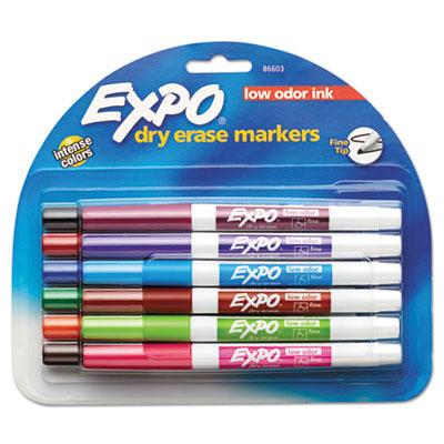 Expo Dry Erase Marker Fine (Black, 12/pk)