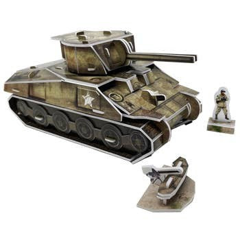 3D Puzzle- American Sherman Tank