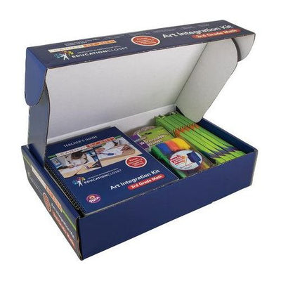 3rd Grade Math Art Integration Kit, Operations & Algebraic Thinking, 18-1/4" x 12-3/8" x 4-1/4", 1 Kit