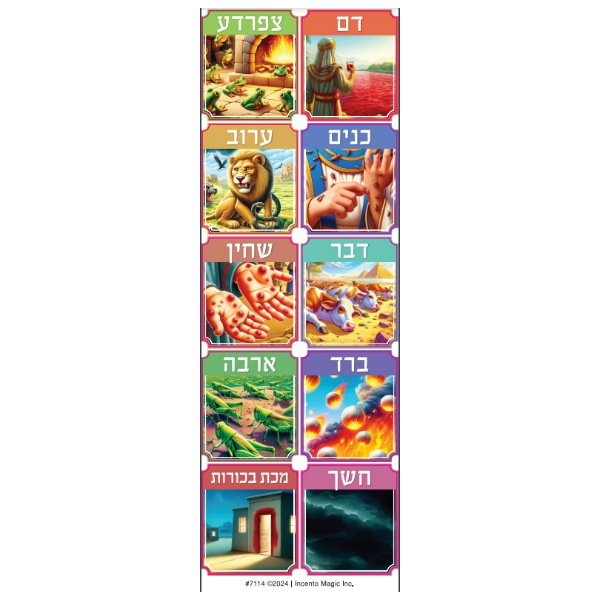 Animated Makkos Square Stickers 1.25" 6/pk