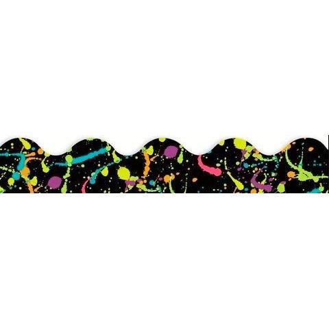Rock the Classroom Splatter Border 2 1/4" x 37" 12/pk